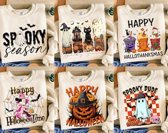 Retro Halloween PNG Bundle: 500+ Spooky Sublimation Designs (Digital Download
