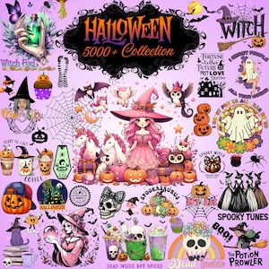 5000+ Halloween Bundle | PNG Halloween MEGA Bundle, Halloween Sublimation Bundle, Horror Characters, Vintage Halloween, Halloween Decor