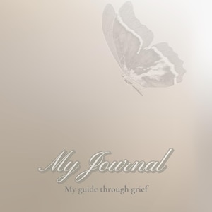 Grief journal workbook. printable grief workbook for healing. grief care package gift. guided grief journal.digital product