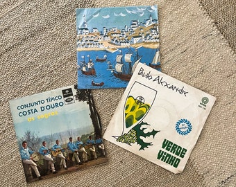 Vintage Bundle aus drei Schallplatten Single LP verschiedenen Alben