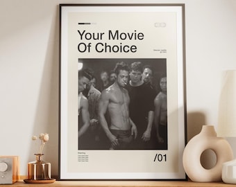 Movie Posters - Custom Movie Posters Choose your own Movie/Film Poster - Personalised Movie Film TV Series Print - Christmas Gift