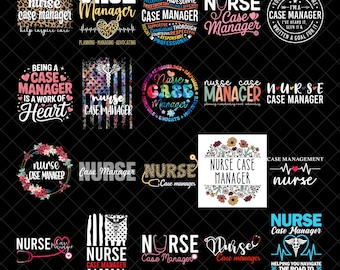 Case Manager PNG Bundle, Social Worker Case Manager Sublimation Design, Nurse Case Manager PNG, Social Services PNG, Manager Appreciation