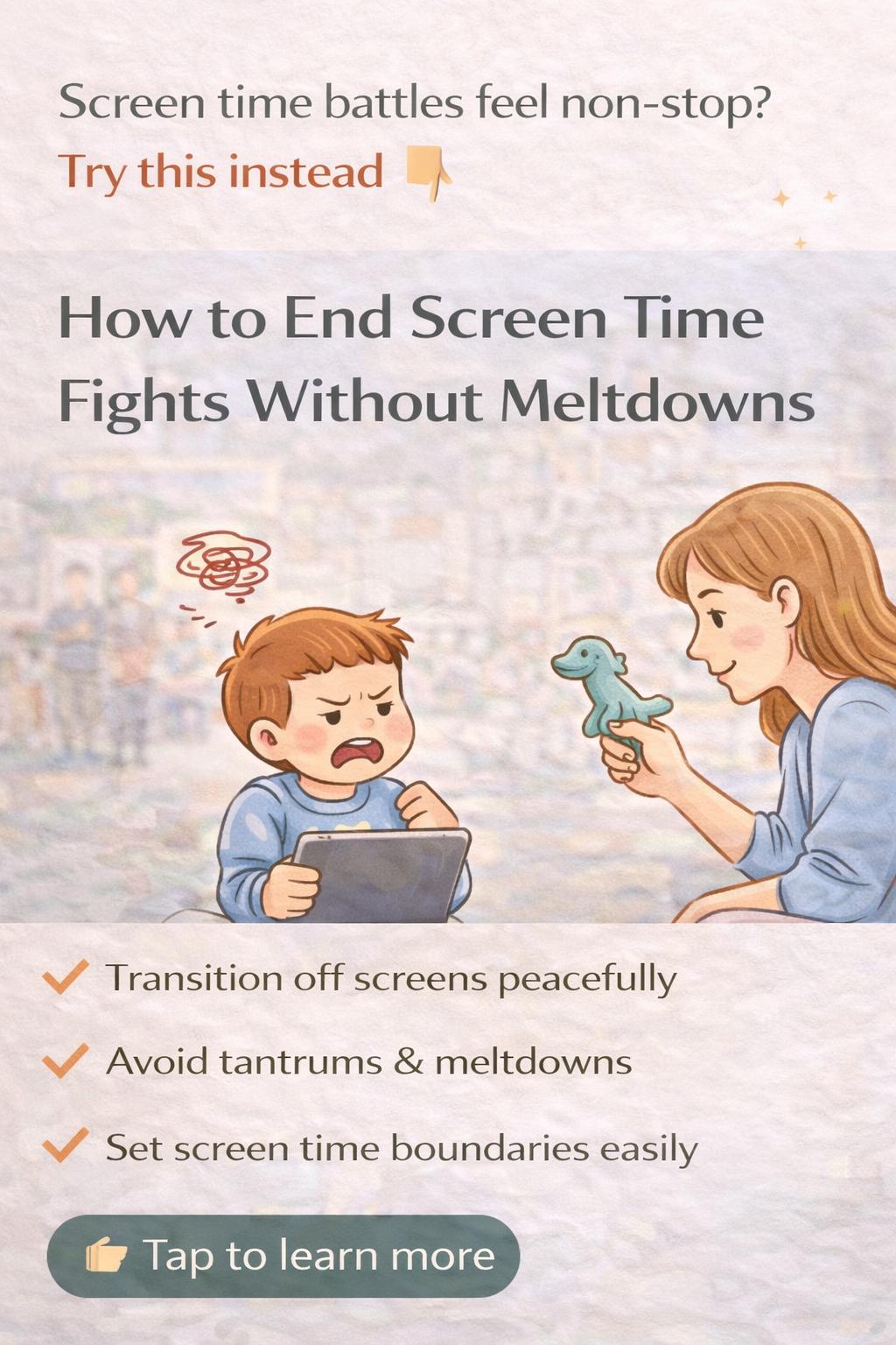 End Child Screen Time Fights Without Meltdowns Parenting Guide (20 ...