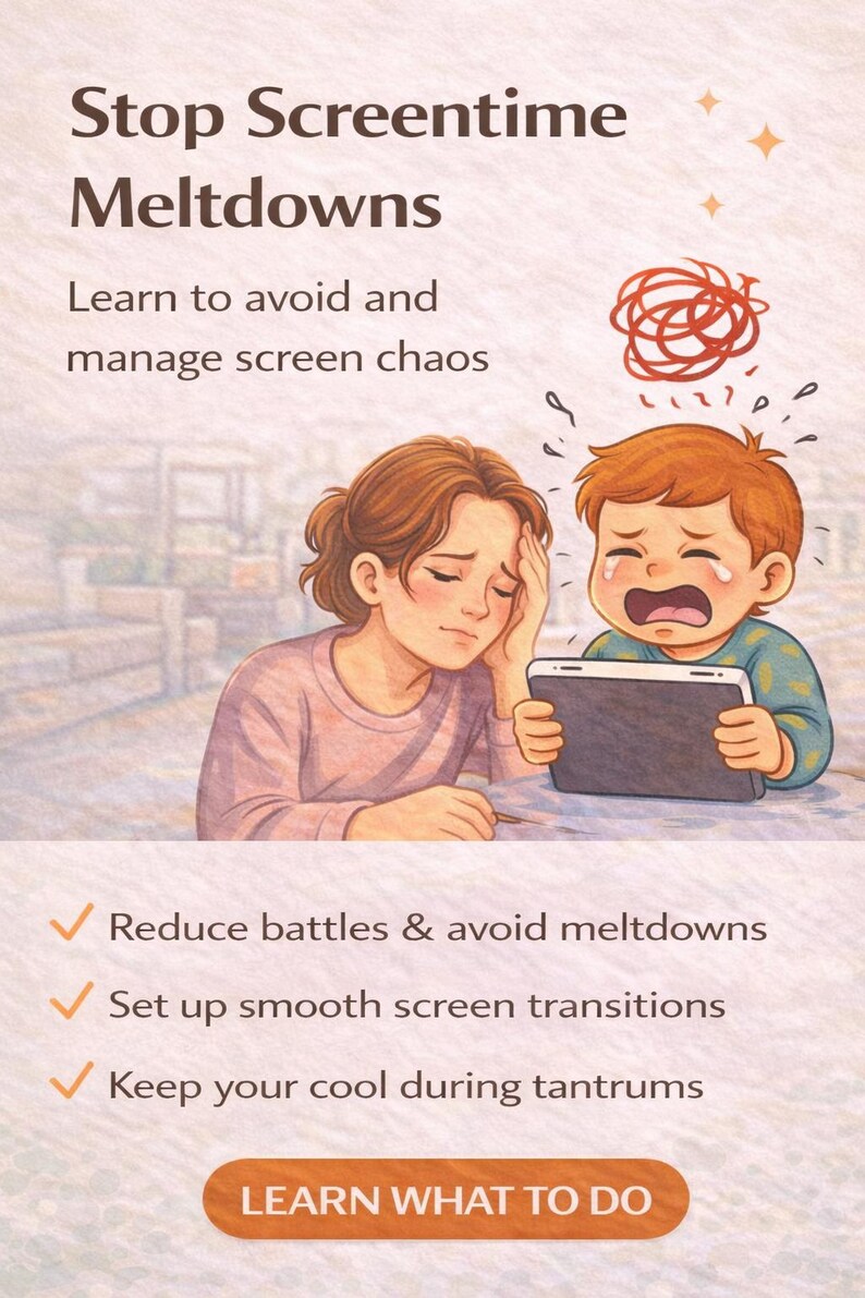 End Child Screen Time Fights Without Meltdowns Parenting Guide (20 ...
