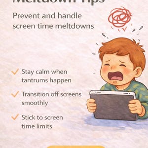 End Child Screen Time Fights Without Meltdowns Parenting Guide (20 ...