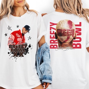 Chris Brown Breezy Bowl XX Shirt, Chris Brown Concert Tee, 2025 Tour Music Fan Shirt, Retro Vintage Concert Tee, Unisex RnB Gift