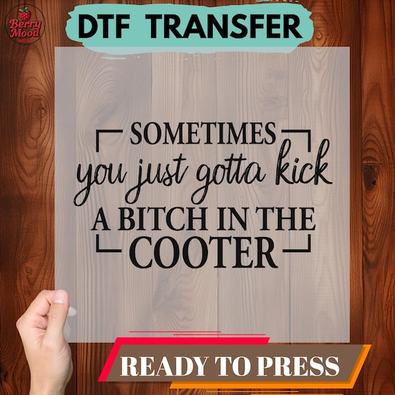 DTF Transfer Print, Offensive Adult Humor, Ready to Press Heat Transfer