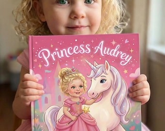 Personalized Story Book: Your child's Name and Photo Storybook, Princess Adventure, Gift for Girls