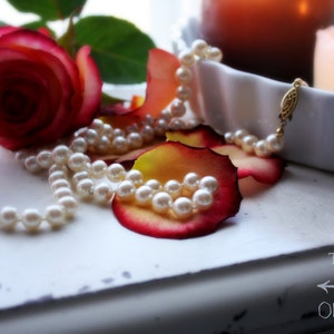 Roses and Pearls, fine art photograph print