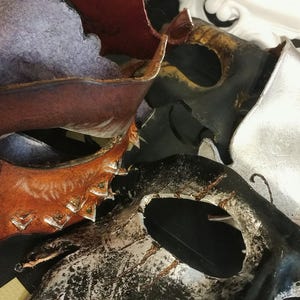 Custom Mask| One of a kind| Leather Mask