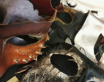 Custom Mask| One of a kind| Leather Mask