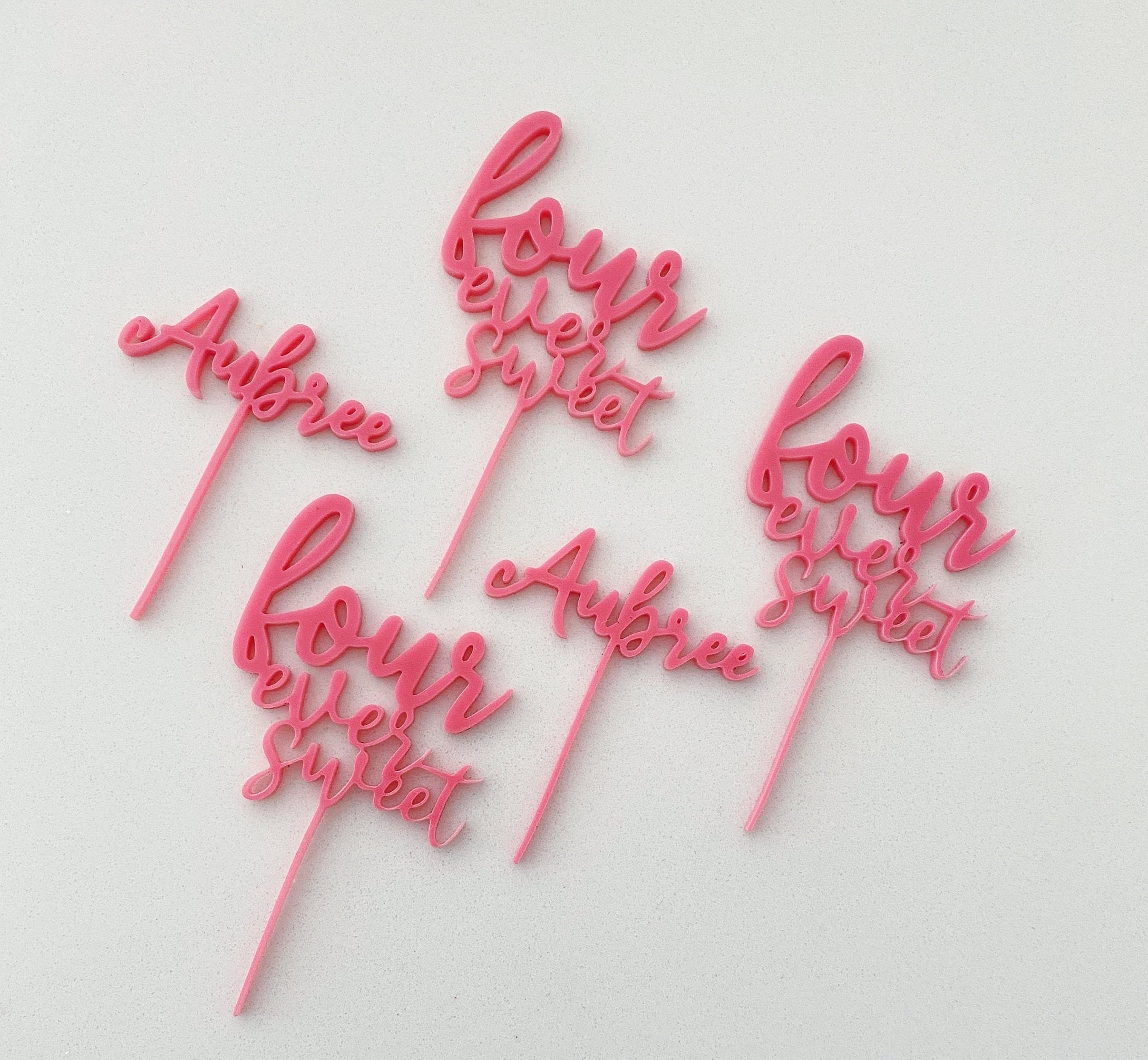 Personalized Acrylic Cupcake Toppers Birthday Cake Topper - Etsy