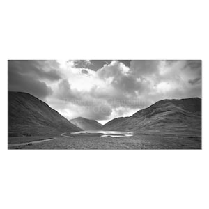 Doo Lough, Co. Mayo (Black and White) - Irish Landscape Photography Print