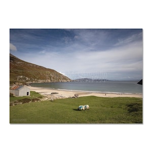 Sunshine on Keem Bay, Achill Island, Co. Mayo - Irish Landscape Photography Print