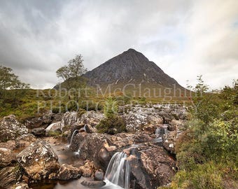 Cascada Ben Etive, Escocia - Impresión fotográfica de Escocia