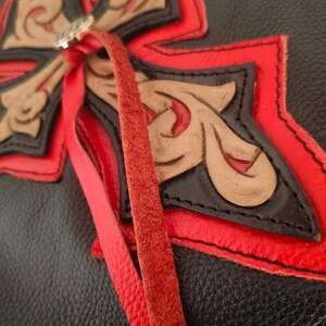 Hand-Tooled Leather Rodeo Chaps | Custom Western Chaps | Fringe Bull Riding, gift for him image 10