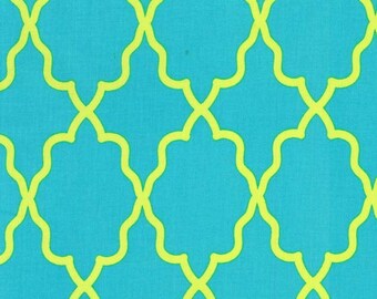 Moroccan Lattice Aqua for Michael Miller, 1/2 yard