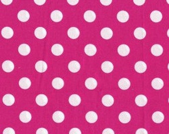 Quarter Dot Fuschia for Michael Miller, 1/2 yard 100% cotton fabric