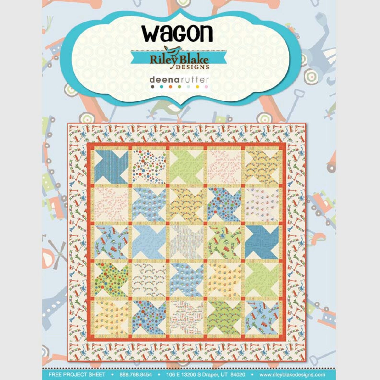Kit Couture Quilt "Rooty Scoot Scoot" - Deena Rutter - Quilter's Coop - Neuf