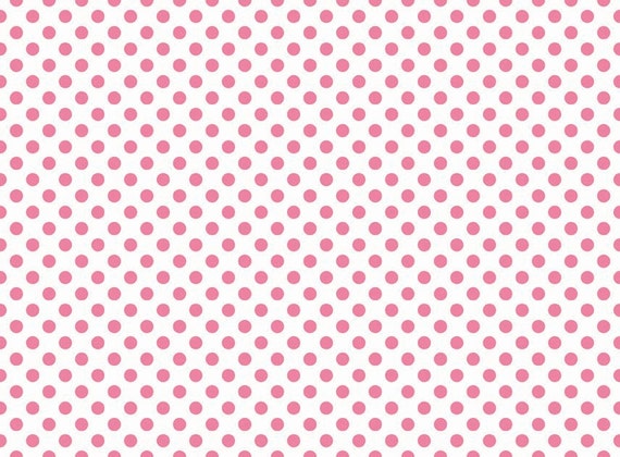 Dots Hot Pink on White Small by RBD Designers for Riley Blake - Etsy