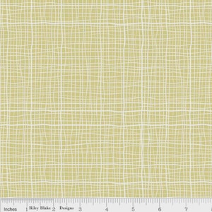 Treasure Map Crosshatch Cream by Lesley Grainger for Riley Blake, 1/2 yard