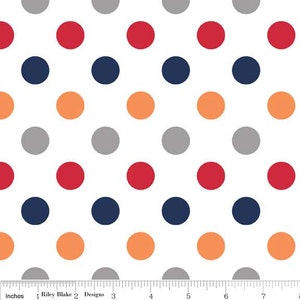 Dots Medium Boy by RBD Designers for Riley Blake, 1/2 yard