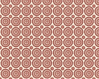 Lost & Found Red Round by Jen Allyson for Riley Blake, 1/2 yard, 30% OFF