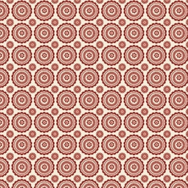 Lost & Found Red Round by Jen Allyson for Riley Blake, 1/2 yard, 30% OFF