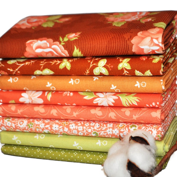 Fig Tree Cinnamon and Cream Fat Quarters Etsy