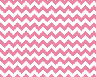 Chevron Hot Pink Small Chevron for Riley Blake, 1/2 yard