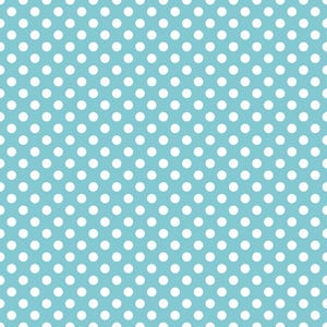Dots Aqua Small by RBD Designers for Riley Blake, 1/2 yard
