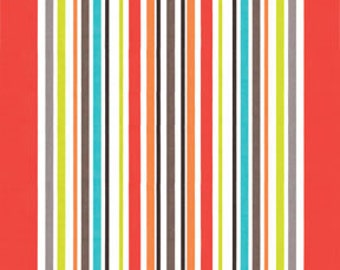Dirt Big Stripe Clementine for Michael Miller, 1/2 yard