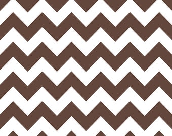 Chevron Brown for Riley Blake, 1/2 yard