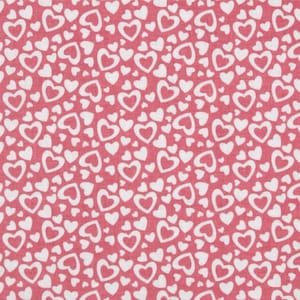 Holiday Banners Hearts Pink by RBD Designers for Riley Blake, 1/2 yard
