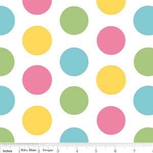 Dots Large Girl by RBD Designers for Riley Blake, 1/2 yard