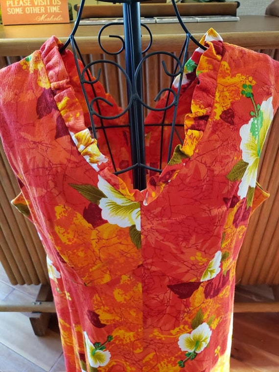 Hukilau Vintage Hawaiian Aloha Tiki Dress