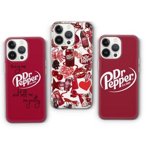 Dr Pepper Handyhülle | Trendy Soda Aesthetic Cover für iPhone, Pixel & Samsung | Vintage Dr Pepper Geschenk | Retro Liebhaber Geschenk | TikTok Trend