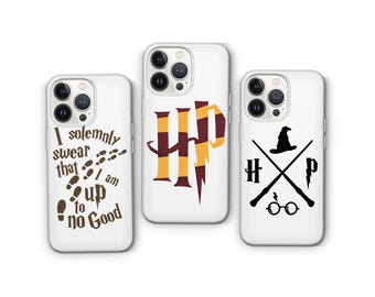 ウィザードスクール スマホケース – iPhone、Samsung、Pixel 用マジカルファンタジーアート | ウィッチコア風 | スペルブック風 | マット仕上げ | ポッター