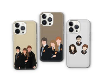 ウィザードスクール スマホケース – iPhone、Samsung、Pixel 用マジカルファンタジーアート | ウィッチコア風 | スペルブック風 | マット仕上げ | ポッター