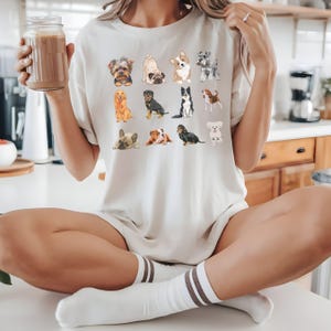 Unisex-T-shirt hondenliefhebber, T-shirt schattige hond, cadeau voor eigenaren van gezelschapsdieren, shirt dierenliefhebber, schattige dierenkleding
