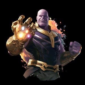 Realistic Cartoon Thanos PNG Bundle | Sublimation, T-shirt, Printing, Sticker & DIY Crafts