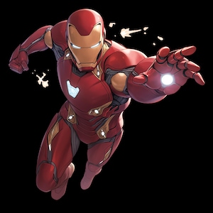 Iron Man Cartoon PNG Pack | Sublimation Art for Sublimation, DIY Crafts Shirts & Stickers