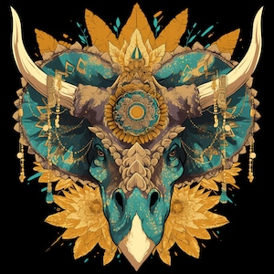 Boho Triceratops PNG Bundle 10 hochauflösende digitale Designs für den Sublimationsdruck und das Basteln