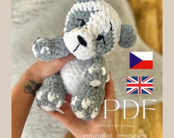 Crochet Panda Bear Pattern PDF | Panda Amigurumi Tutorial |  Animal Crochet Toy Plushie