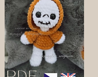 Crochet Skeleton Pattern PDF | Amigurumi Halloween Plush Tutorial | Spooky Toy