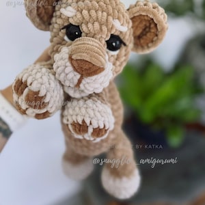 Crochet Lion Cub Pattern PDF | Baby Jungle Amigurumi Tutorial | Safari ...