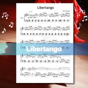 Libertango – Astor Piazzolla Piano Sheet Music PDF – Grade 5 – Digital Tango Score for Piano Teachers and Students