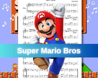 スーパーマリオのテーマ – グレード3のピアノ楽譜 PDF | 近藤 浩二
