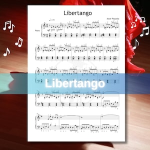 Libertango – Astor Piazzolla | Grade 5 Piano Sheet Music PDF with Finger Numbers