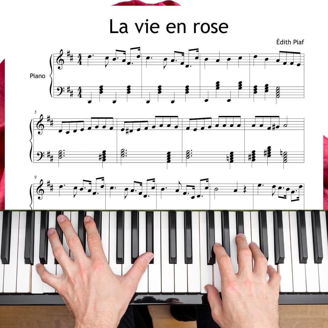 Amazing La Vie En Rose Piano Photos
